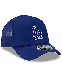 New Era Men's Royal Los Angeles Dodgers 2026 Batting Practice Apex 9FORTY Adjustable Trucker Hat