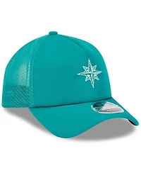 New Era Men's Teal Seattle Mariners 2026 Batting Practice Alternate Apex 9FORTY Adjustable Hat