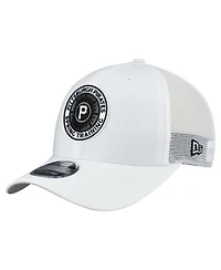 New Era Men's White Pittsburgh Pirates 2026 Spring Training Fan Pack 9SEVENTY Adjustable Trucker Hat