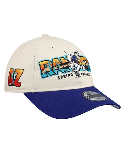 New Era Big Boys and Girls Stone/Royal Texas Rangers 2026 Spring Training Fan Pack Batter 9TWENTY Adjustable Hat