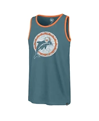 '47 Brand Men's Aqua Miami Dolphins Premier Franklin Tank Top