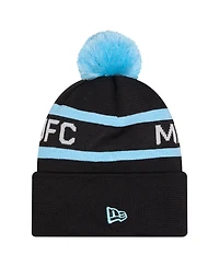 New Era Men's Black Minnesota United Fc 2026 Jersey Hook Cuffed Pom with Knit Hat