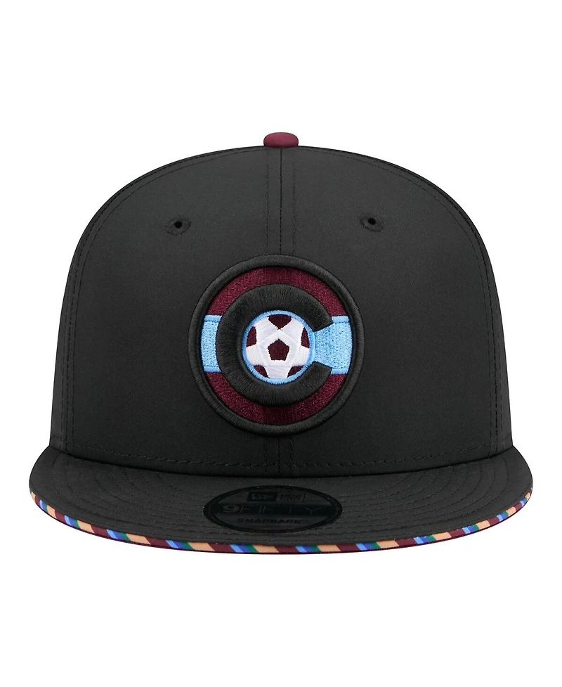 New Era Men's Black Colorado Rapids 2026 Jersey Hook 9FIFTY Snapback Hat