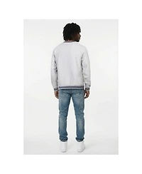 Champion Men's Heather Gray New York Yankees Reverse Weave Sweatshirt