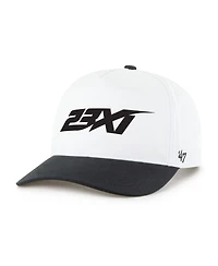 '47 Brand Men's White/Black 23XI Racing Nascar Two-Tone Team Adjustable Hitch Hat