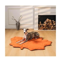 FunnyFuzzy Leaf Shape Pet Blanket