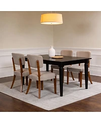 Streamdale Furniture Modern Armless Dining Chairs Set of 2.