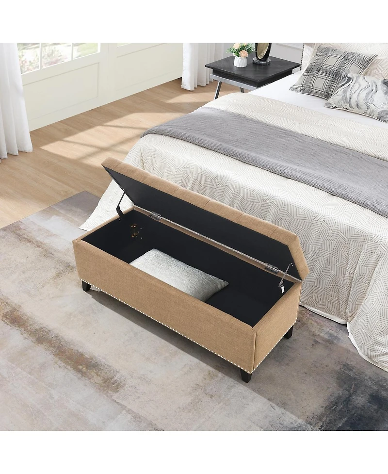 Streamdale Furniture 47.5" Storage Ottoman Bench