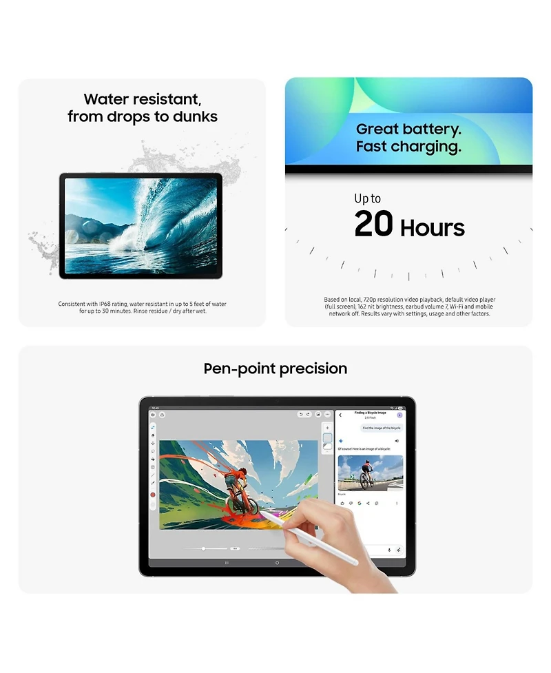 Samsung Galaxy Tab S10 Fe 10.9" Tablet, 128 Gb- Sm-X520NZAAXAR
