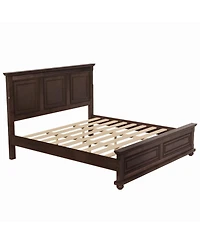 Streamdale Furniture Streamdale Vintage Pinewood King Headboard Bed Frame