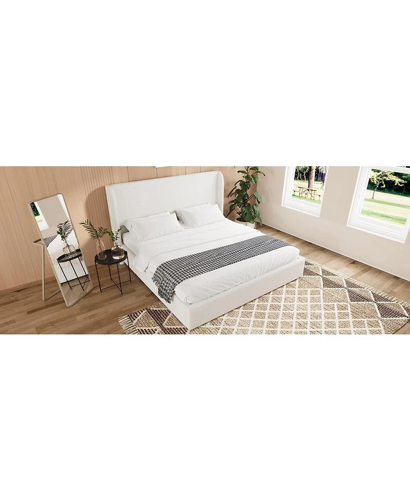 Streamdale Furniture King Boucle Cloud Bed Frame