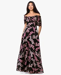 Betsy & Adam Women's Off-The-Shoulder Twist Dress