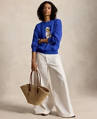 Polo Ralph Lauren Women's Bear Crewneck Sweatshirt