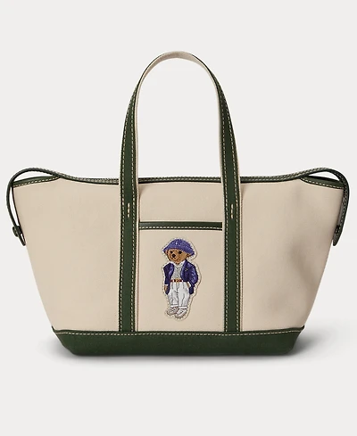 Polo Ralph Lauren Holiday Bear Canvas Mini Shopper Tote