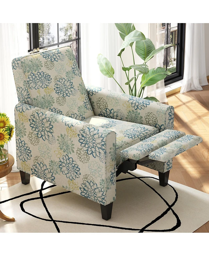 Streamdale Furniture 27.5" Push Back Recliner with Legs.
