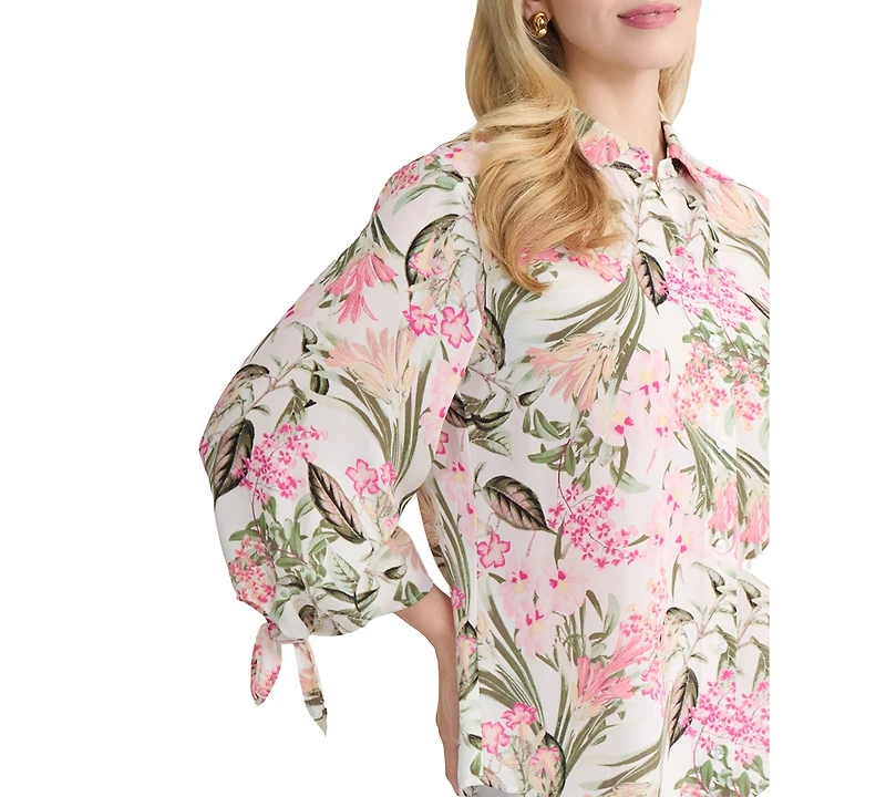 Jones New York Women's Collared Long-Sleeve Shirt