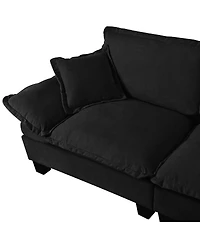 Streamdale Furniture Modular U-Shape Cloud Couch with Storage and Usb