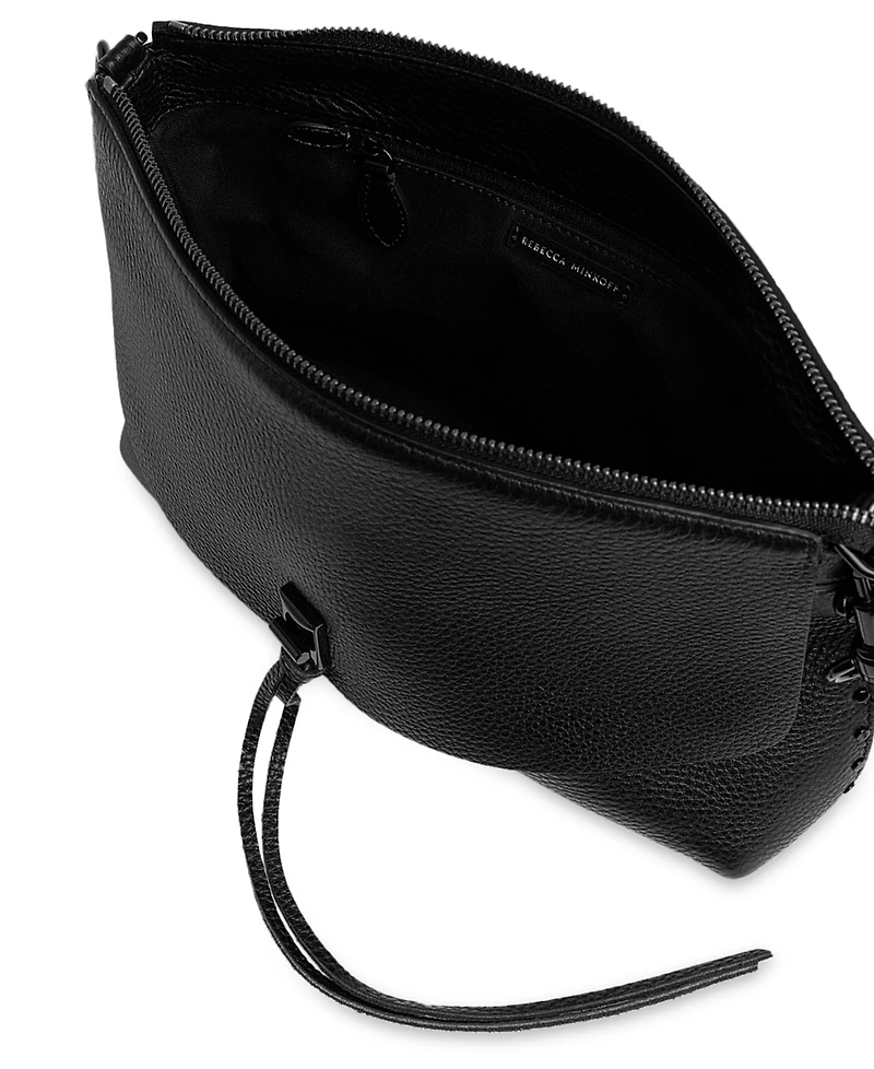 Rebecca Minkoff Darren Zip-Top Leather Shoulder Handbag