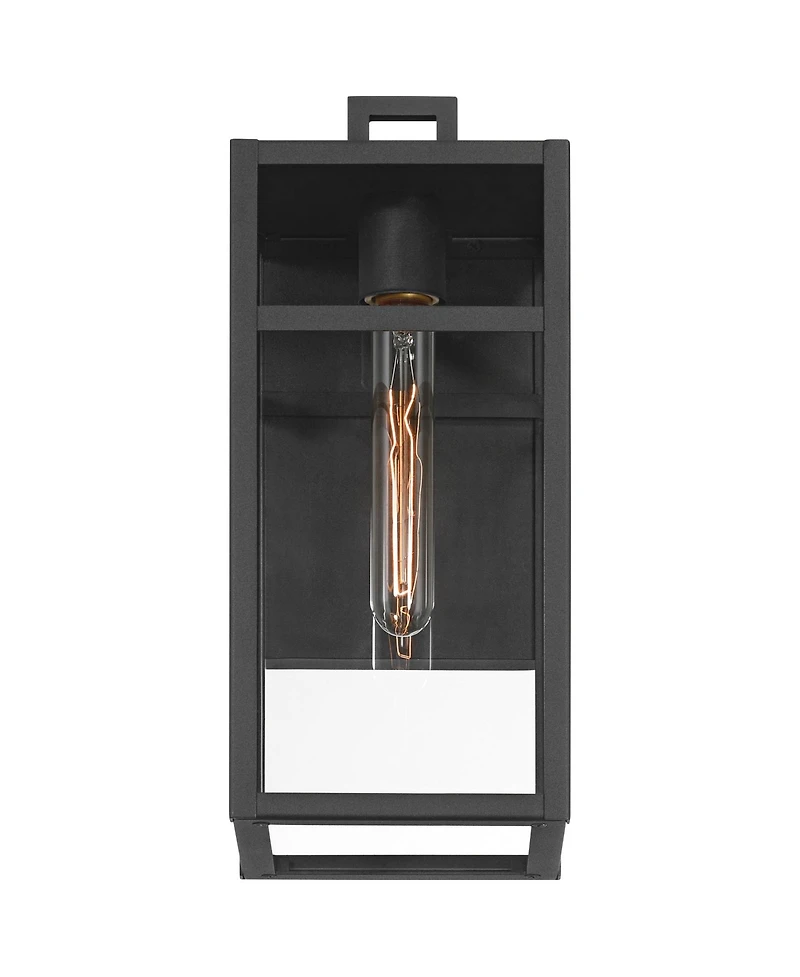 John Timberland San Lucas 14 High Modern Outdoor Wall Light Fixture Mount Porch House Weatherproof Sand Glass Shade