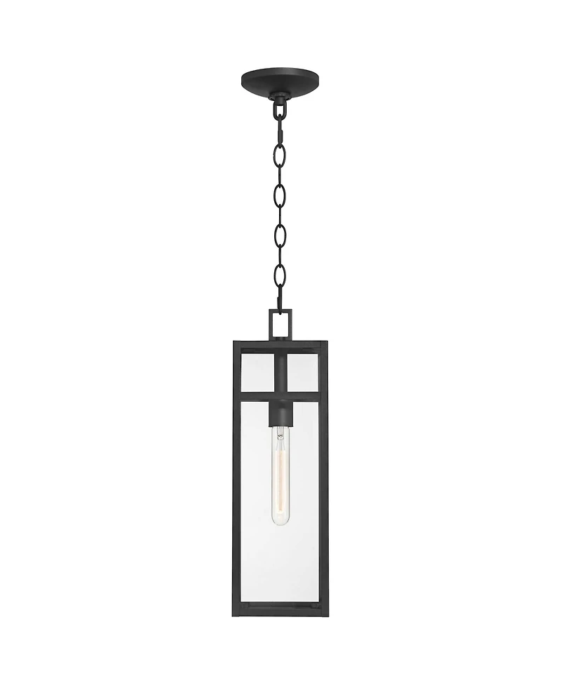 John Timberland San Lucas 19 High Modern Outdoor Pendant Light Fixture Ceiling Porch House Hanging Sand Glass Shade