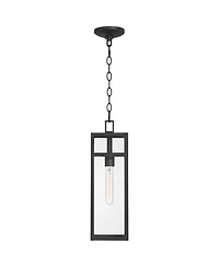 John Timberland San Lucas 19 High Modern Outdoor Pendant Light Fixture Ceiling Porch House Hanging Sand Glass Shade