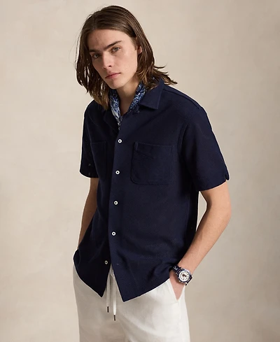 Polo Ralph Lauren Textured Pointelle Camp Shirt