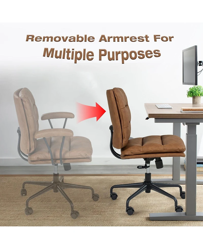 Streamdale Furniture Adjustable Office Chair with Lumbar Support