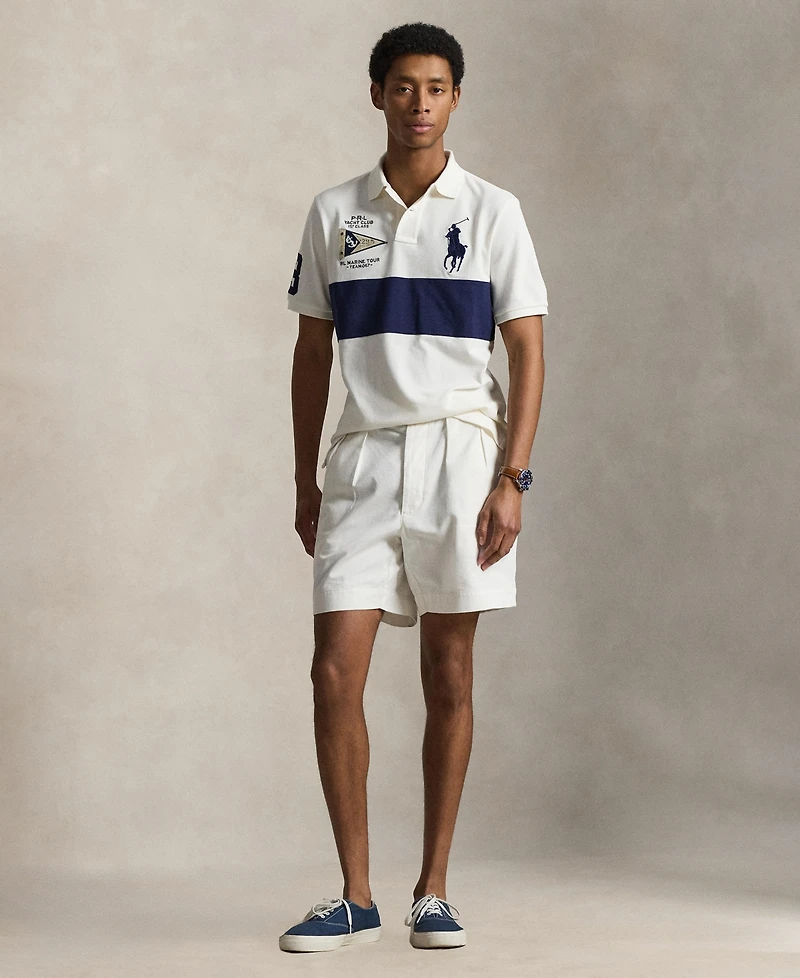 Polo Ralph Lauren Men's Custom Slim-Fit Big Pony Mesh Shirt