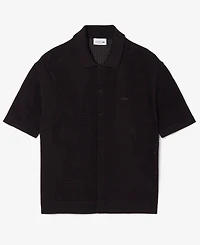 Lacoste Men's Lacy Knit Polo Collar Sweater Shirt
