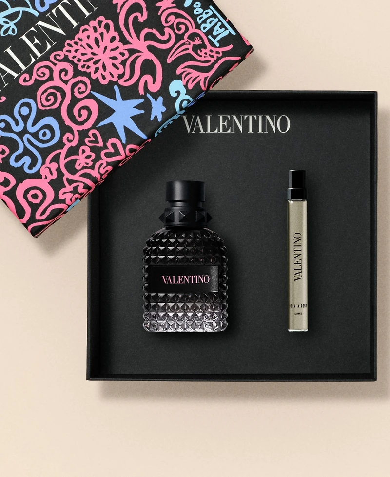 Valentino 2-Pc. Uomo Born In Roma Eau de Toilette Father's Day Fragrance Gift Set with Travel Spray