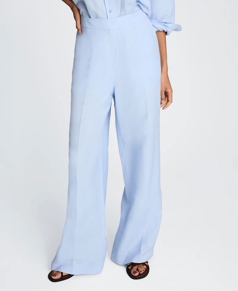 Kenneth Cole Women's Pull-On Wide-Leg Pants