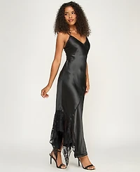 Katia Rae Juniors' Sleeveless V-Neck Slip Dress