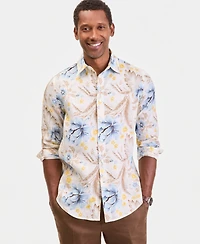 Club Room Men's Long-Sleeve Resort Linen Shirt, Macy's Exclusive