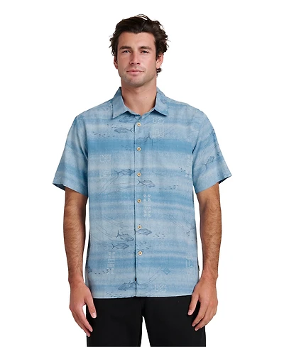 Quiksilver Waterman Men's Short-Sleeve Go Fish Shirt