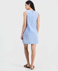 Jones New York Petite Mini Sleeveless Shift Dress