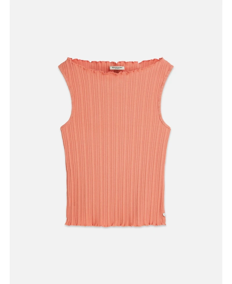 Scotch & Soda Women's Structured Rib Tank