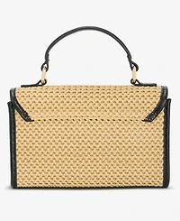 I.n.c. International Concepts Tollaan Micro Straw Crossbody Handbag, Macy's Exclusive