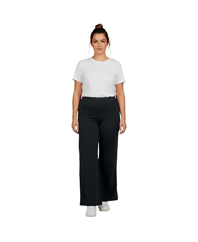 Avenue Women's Ponte Wide Leg Pant