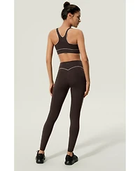 Lilysilk Women's Contour High Rise Streamlined Leggings