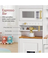 Best Choice Products Pretend Play Kitchen with Espresso Machine