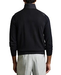 Reiss Men's Hybrid Quilt and Knit Zip-Through Gilet