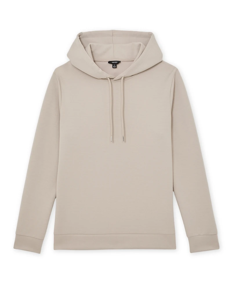 Reiss Men's Premium Interlock Drawstring Hoodie