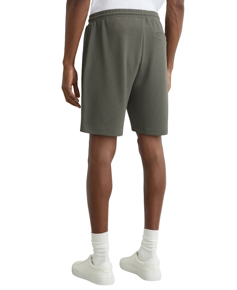 Reiss Men's Textured Drawstring Shorts