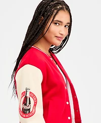 Freeze 24-7 Juniors' Coca-Cola Fleece Bomber Jacket