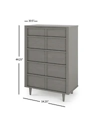 Child Craft Pine Wood & Mdf 5 Drawer Chest