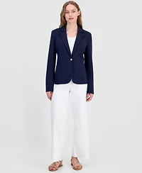 Nautica Women's Single-Button Blazer