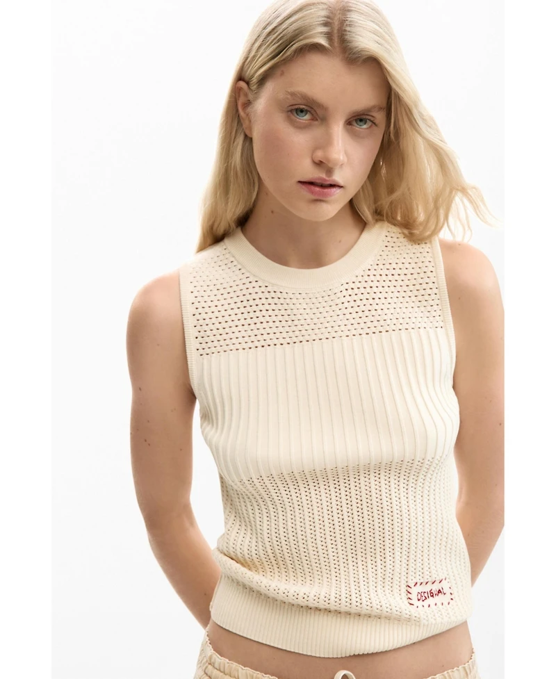 Desigual Women's Crochet t-shirt