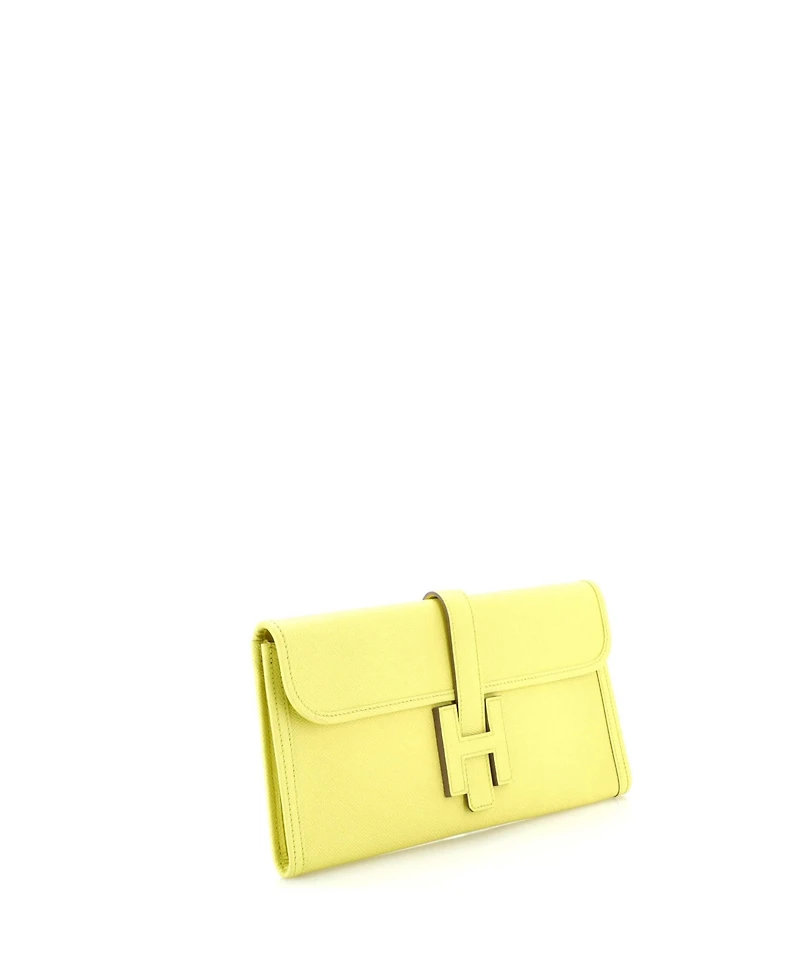 Pre-Owned HERMES Pm Jige Clutch Epsom