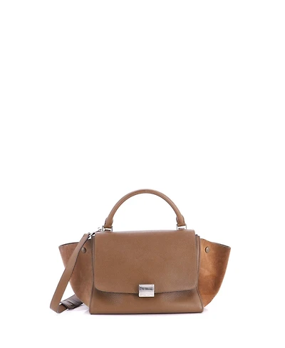 Pre-Owned Celine Small Trapeze Bag Leather
