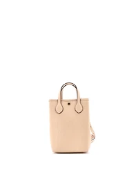 Pre-Owned Gucci Mini Vertical Tote Gg Embossed Leather